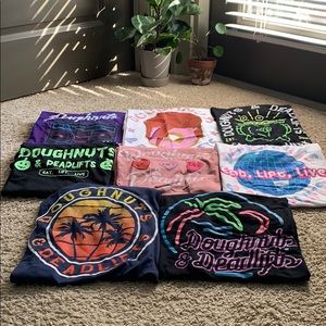 Exclusive Doughnuts & Deadlifts Doughlivery Tees